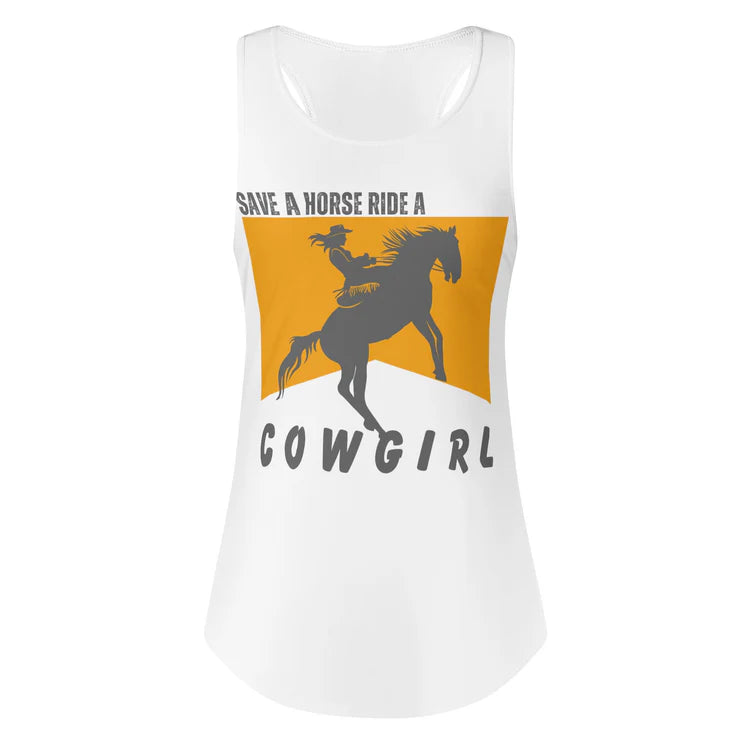 Save A Horse Ride A Cowgirl Tank Top