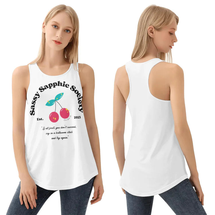 Sassy Sapphic Society Loose Tank Tops