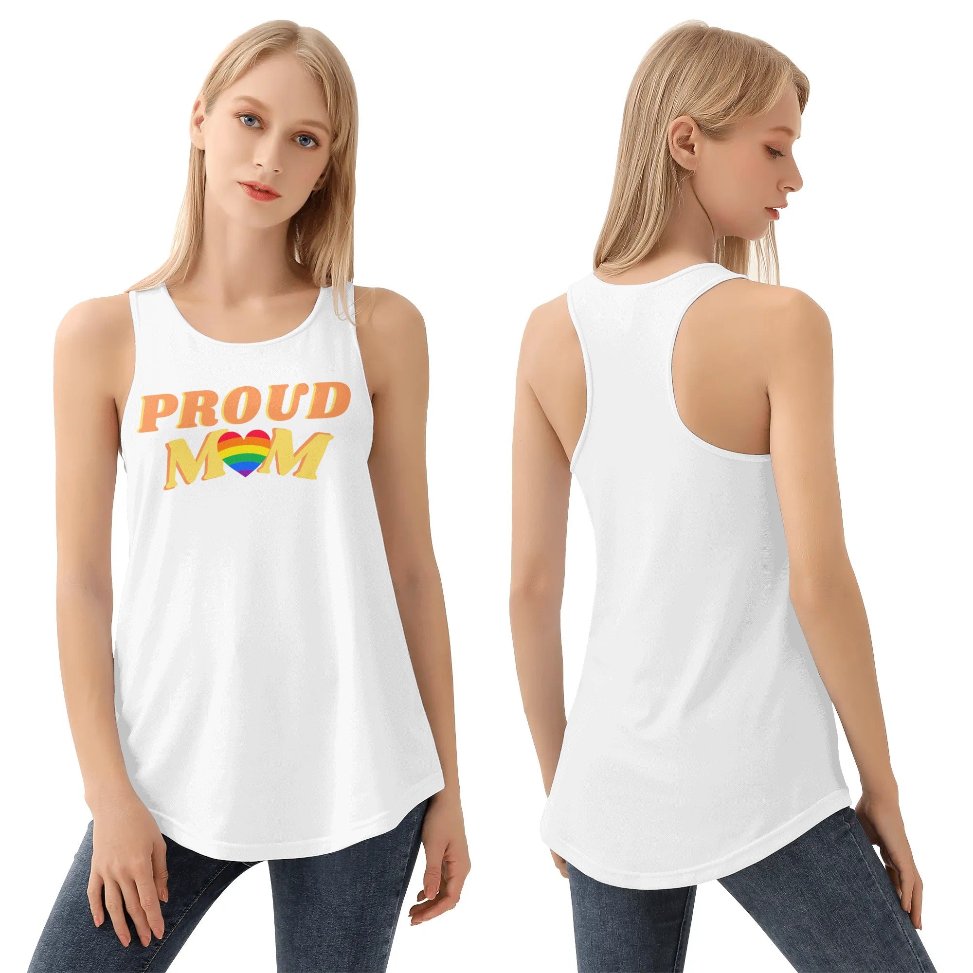 Proud Mom LGBT Pride Tank Top - Rose Gold Co. Shop