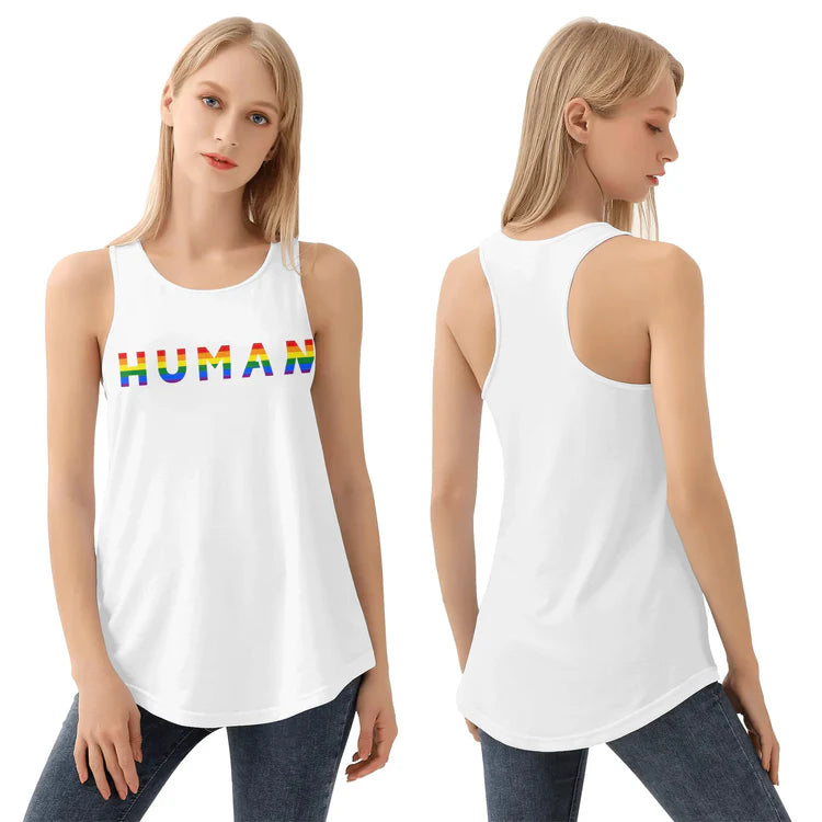 Human LGBT Gay Pride Tank Top