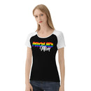 Proud Mom Rainbow Baseball T-shirt Unisex 3/4 Sleeve Raglan Shirt | Tultex 245