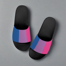 LGBT_Pride-Bisexual Pride Melting Women’s Size slides - Rose Gold Co. Shop