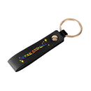 LGBT_Pride-Weak and Gay Republican Leather Loop Keychain - Rose Gold Co. Shop