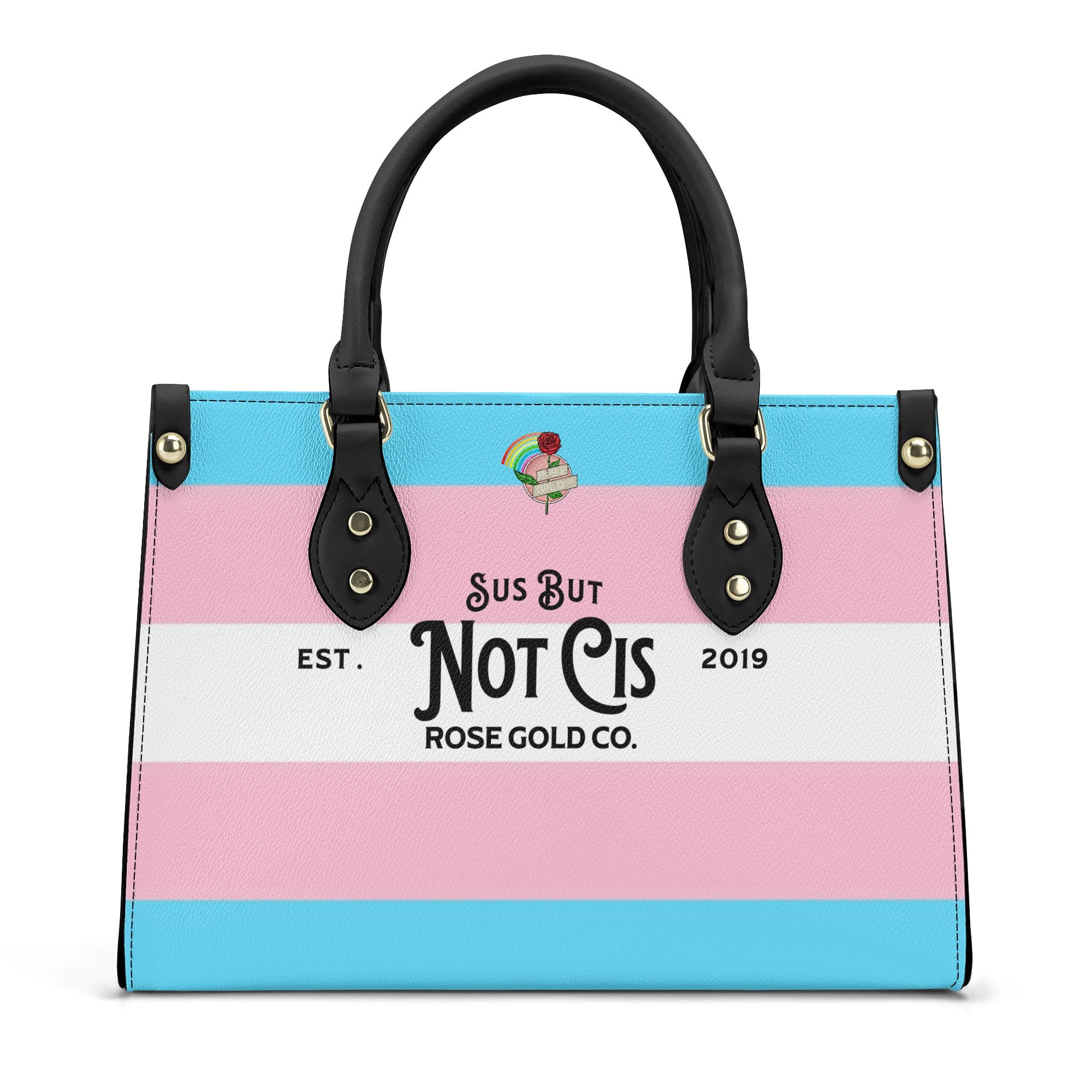 Iconic Sus But Not Cis Transgender Flag Handbag