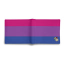 Bisexual Pride Minimalist PU Leather Wallet