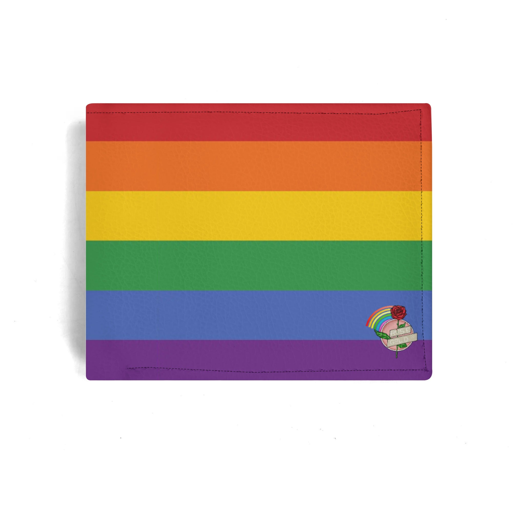 Rainbow Pride Flag Minimalist PU Leather Wallet