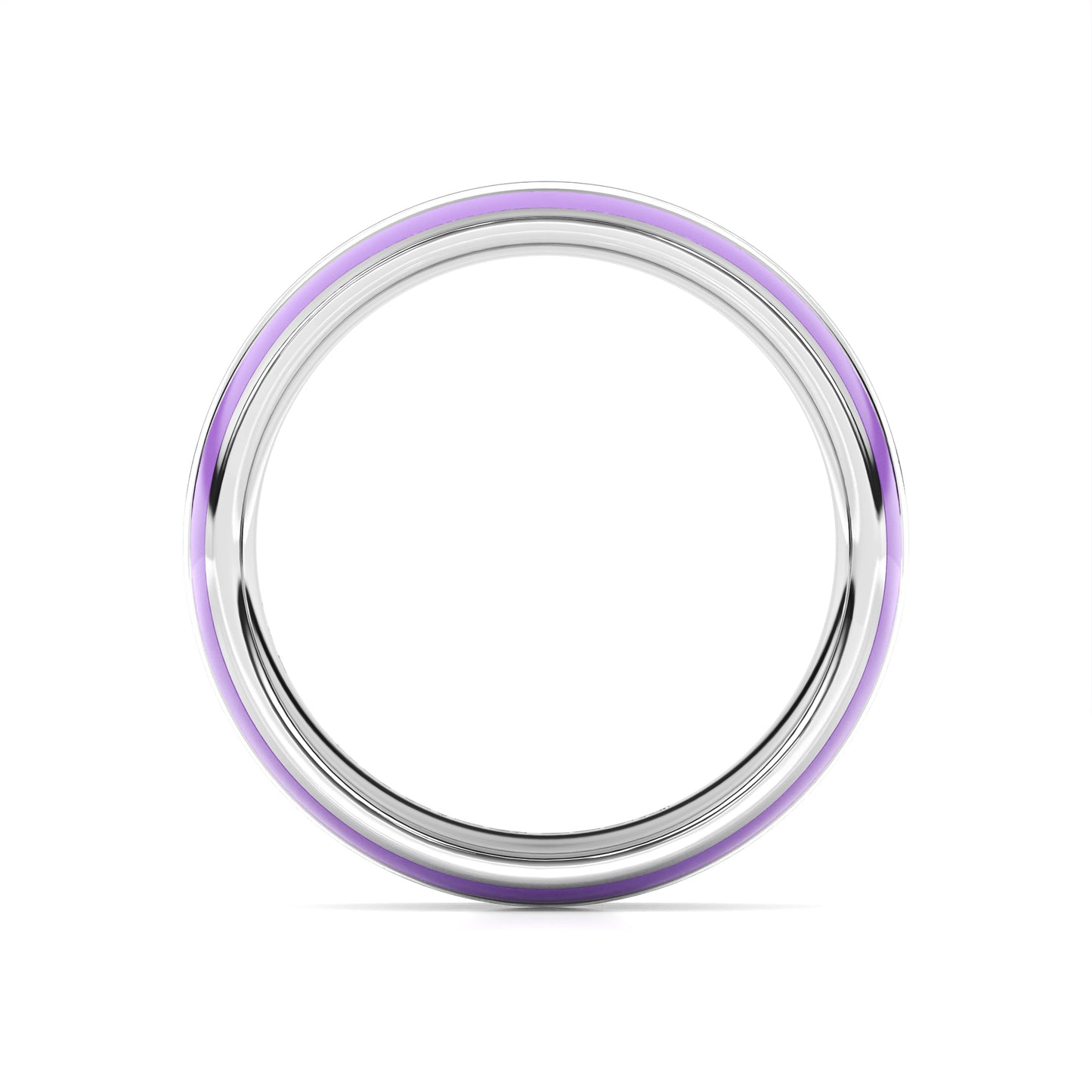 Asexual Ace Pride Stainless Steel Ring - Rose Gold Co. Shop