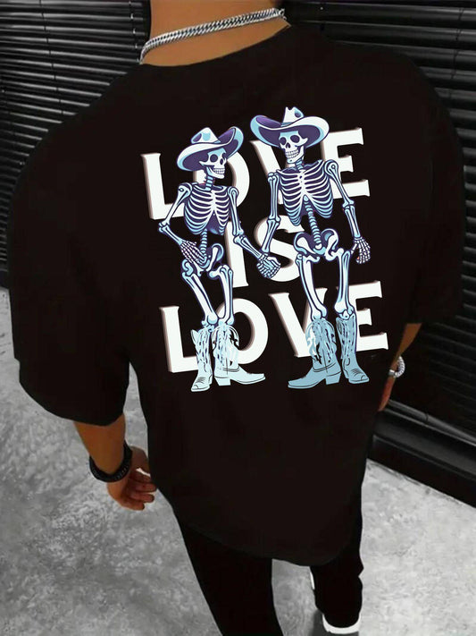 Love Is Love Skeleton Unisex t-shirt - Rose Gold Co. Shop