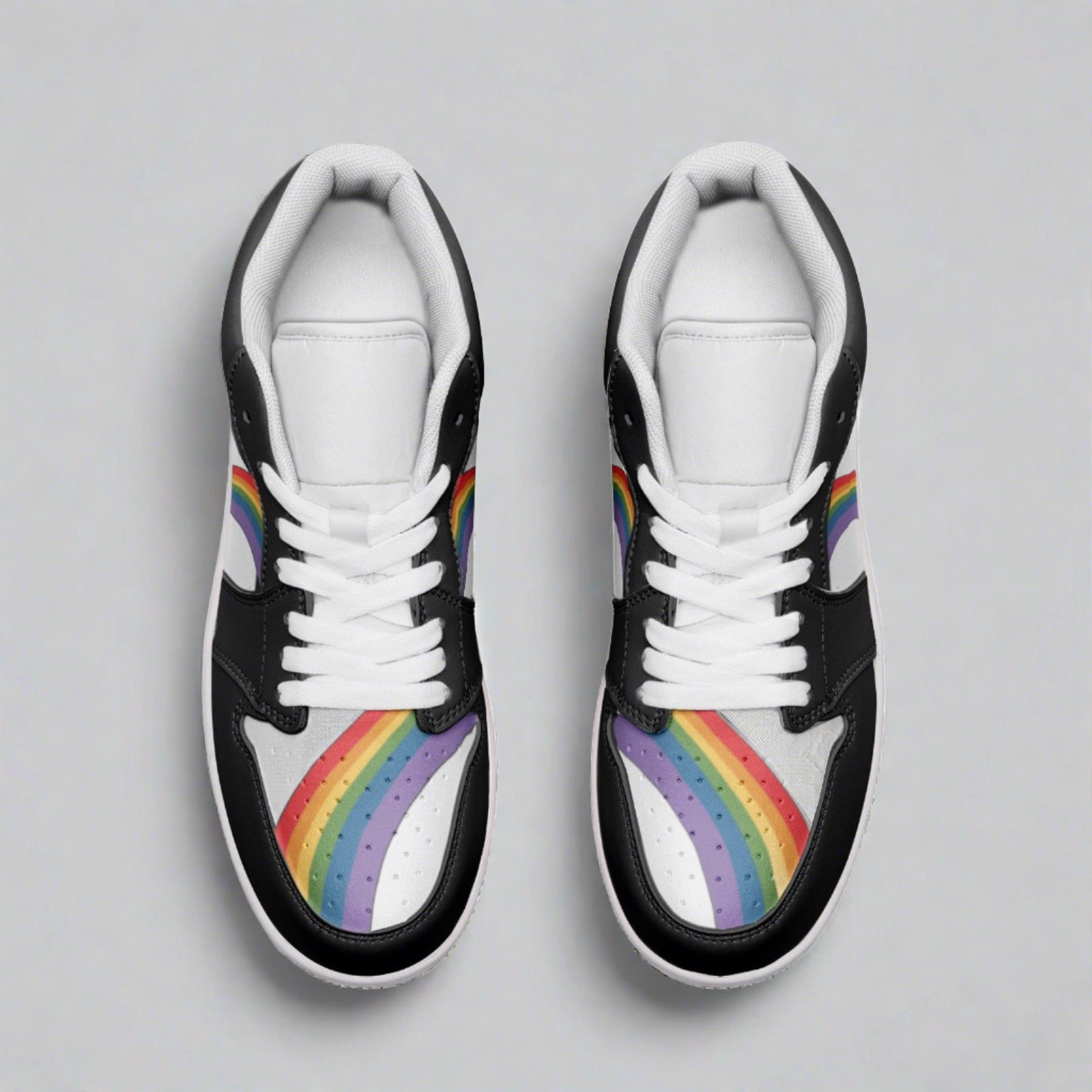 Rainbow shops Sneakers Custom LGBTQ Low Top