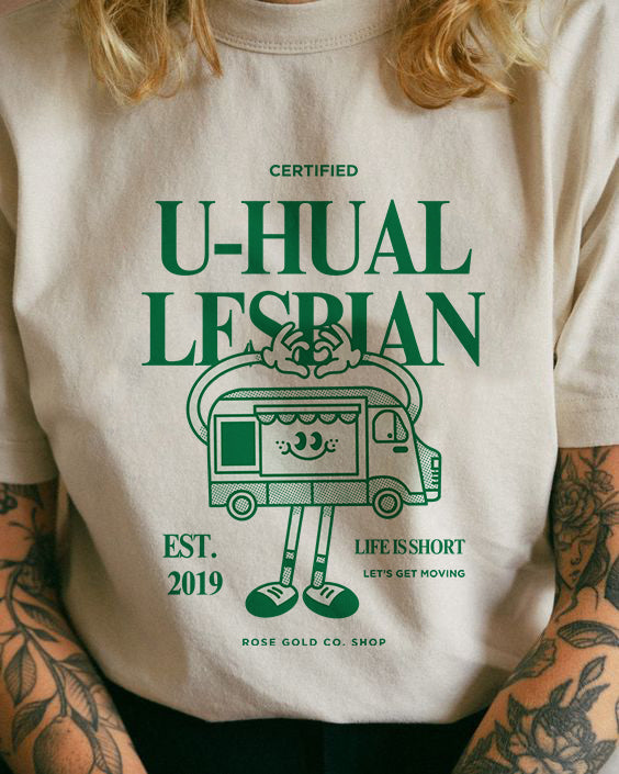 Certified U-Hual Lesbian T-Shirt