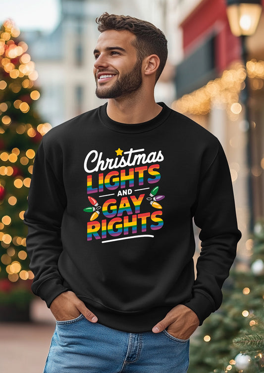 Christmas Lights & Gay Rights Sweatshirt