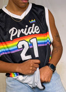 Rainbow Pride Recycled Unisex Jersey - Rose Gold Co. Shop