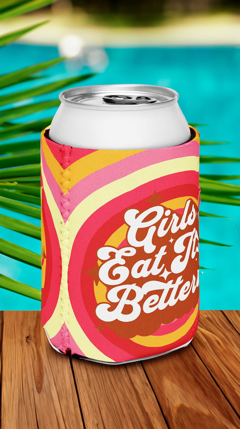 Girls Eat It Better Can cooler