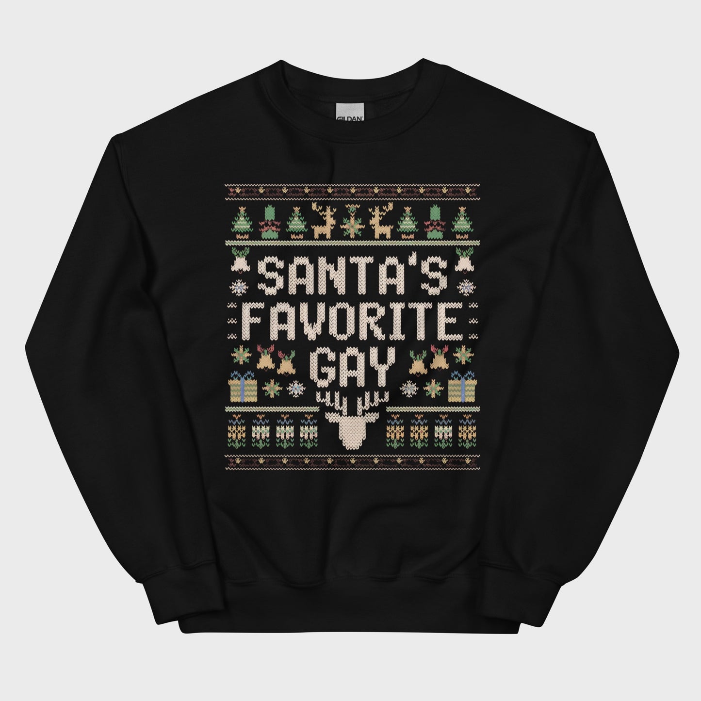 Santa's Favorite Gay Unisex Sweatshirt