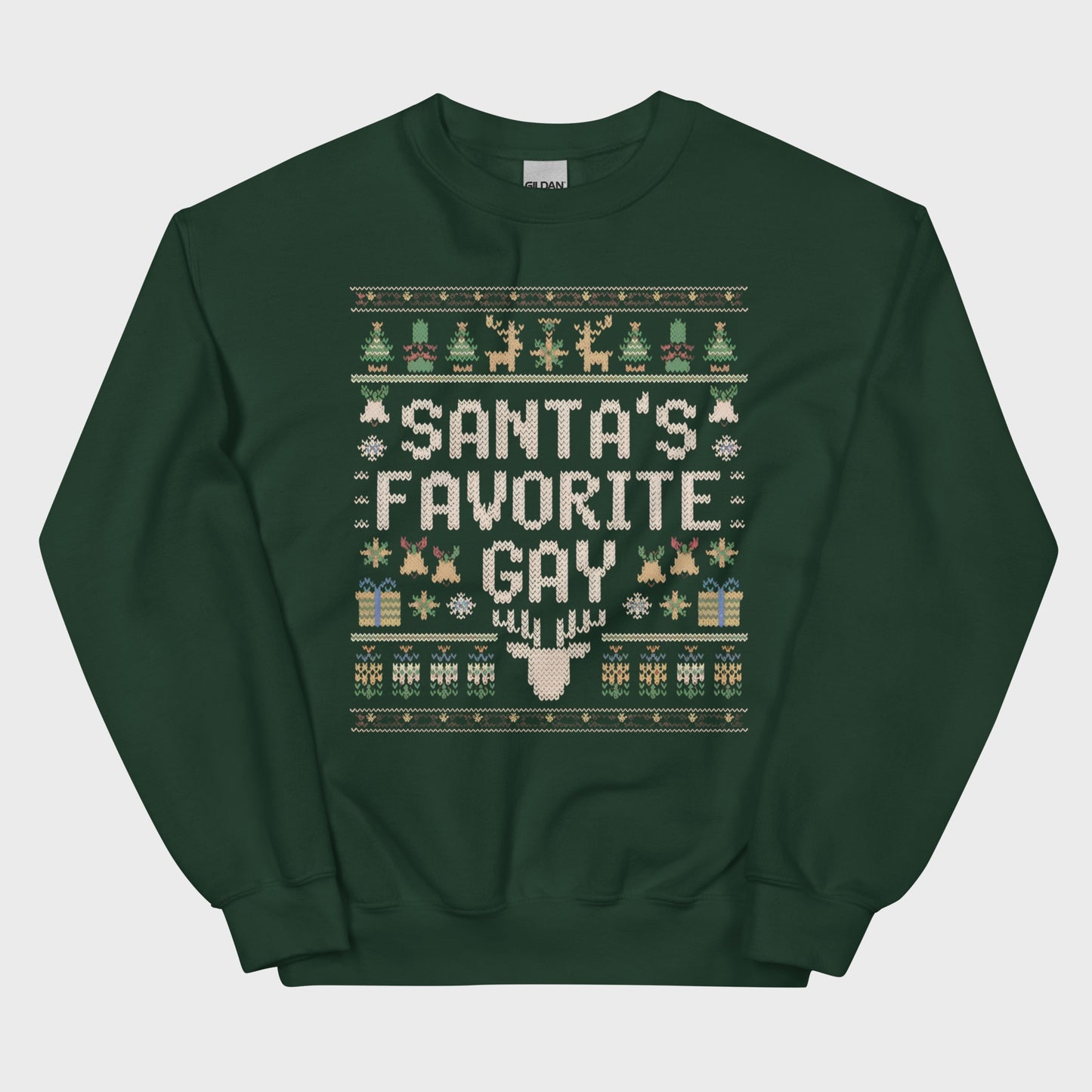 Santa's Favorite Gay Unisex Sweatshirt