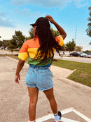 Rainbow LGBT Pride Striped Hawaiian Shirt