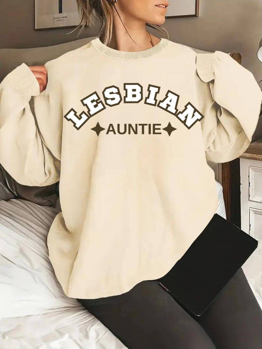 Lesbian Auntie Unisex Sweatshirt - Rose Gold Co. Shop