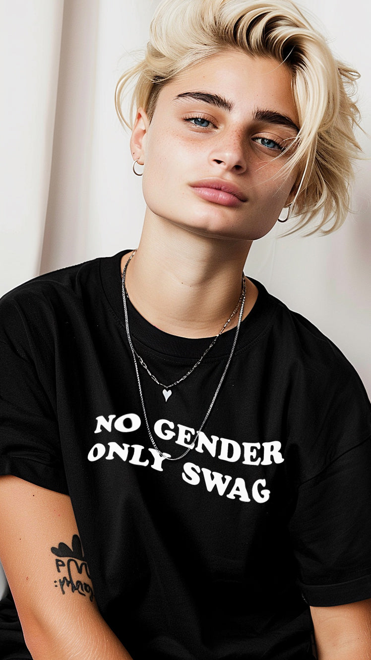 No Gender Only Swag Non-Binary Genderqueer Genderfluid Unisex T-Shirt