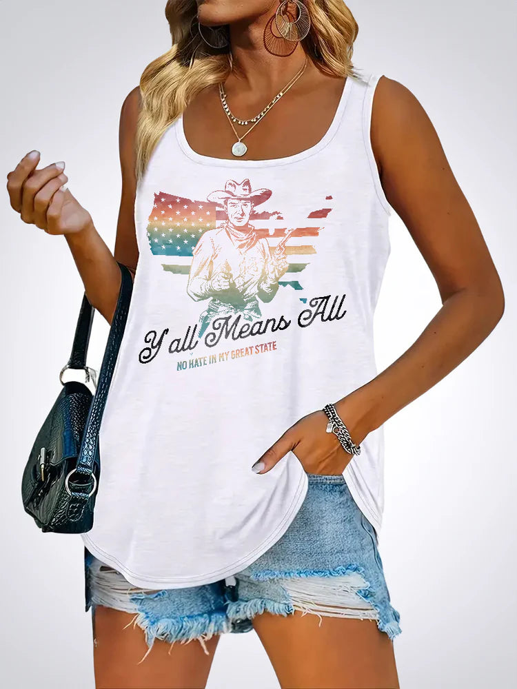 No Hate In My Great State Women's Cut Tank Top