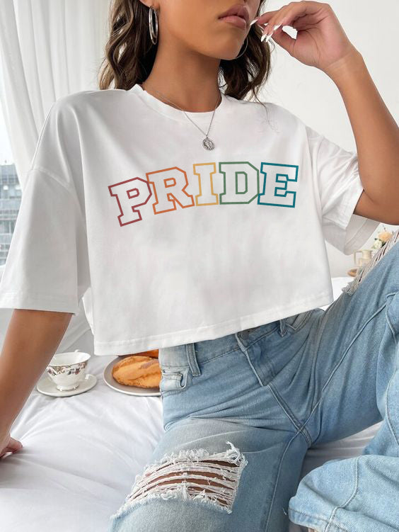 Pride LGBT crop top - Rose Gold Co. Shop