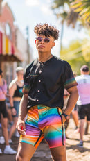 Rainbow LGBT Pride Baseball Jersey