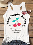 Sassy Sapphic Society Loose Tank Tops