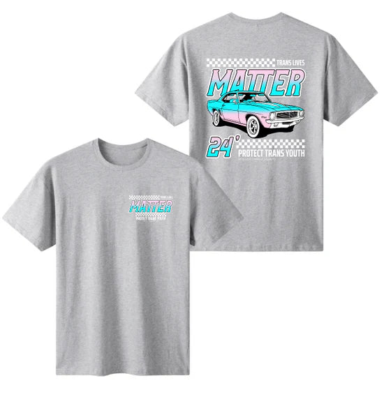 Trans Lives Matter Racing Unisex Shirt