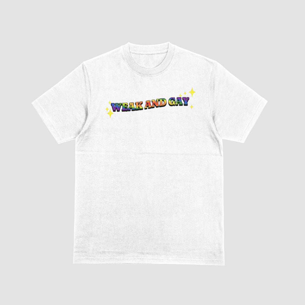 LGBT_Pride-Weak and Gay Republican Rainbow T-Shirt - Rose Gold Co. Shop