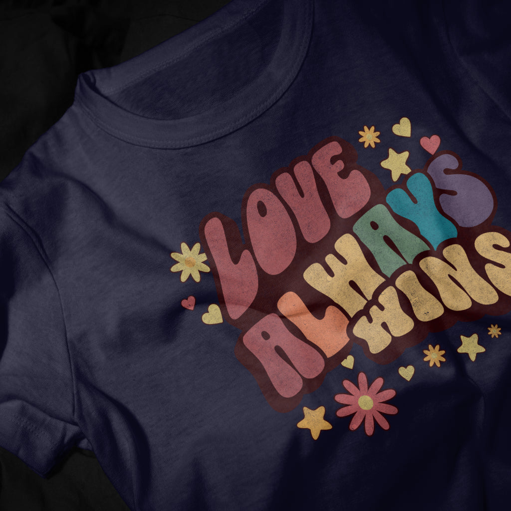 LGBT_Pride-Love Always Wins T-Shirt - Rose Gold Co. Shop
