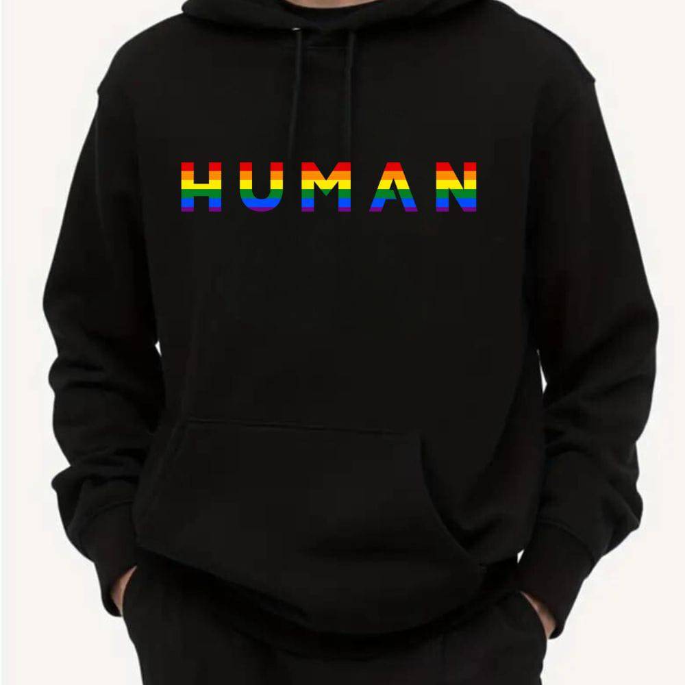 Human Rainbow Unisex Hoodie - Rose Gold Co. Shop