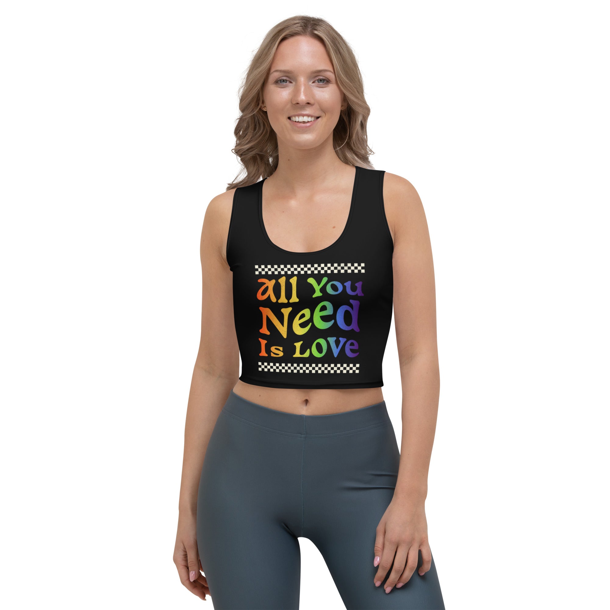 All You Need Is Love Crop Top
