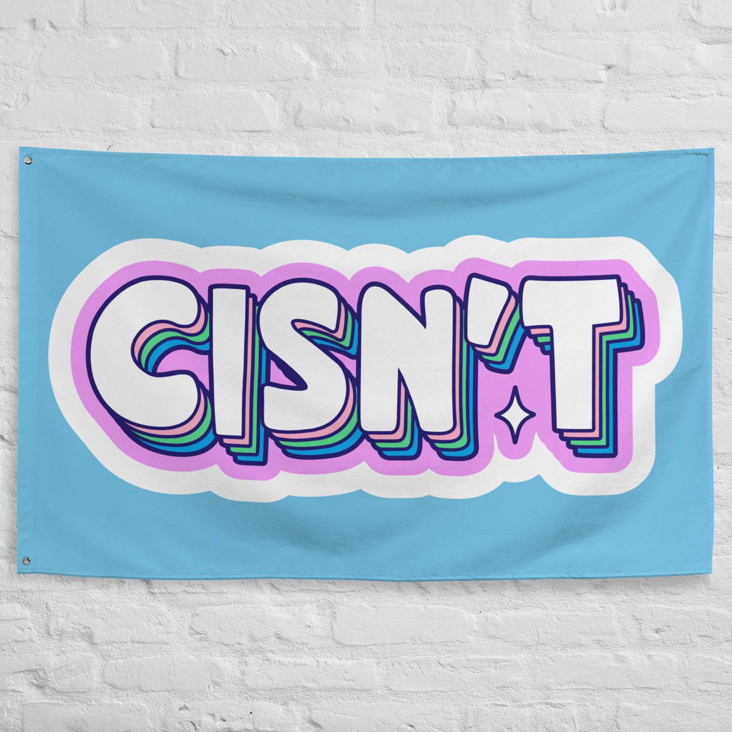 Cisn't Single Sided Flag