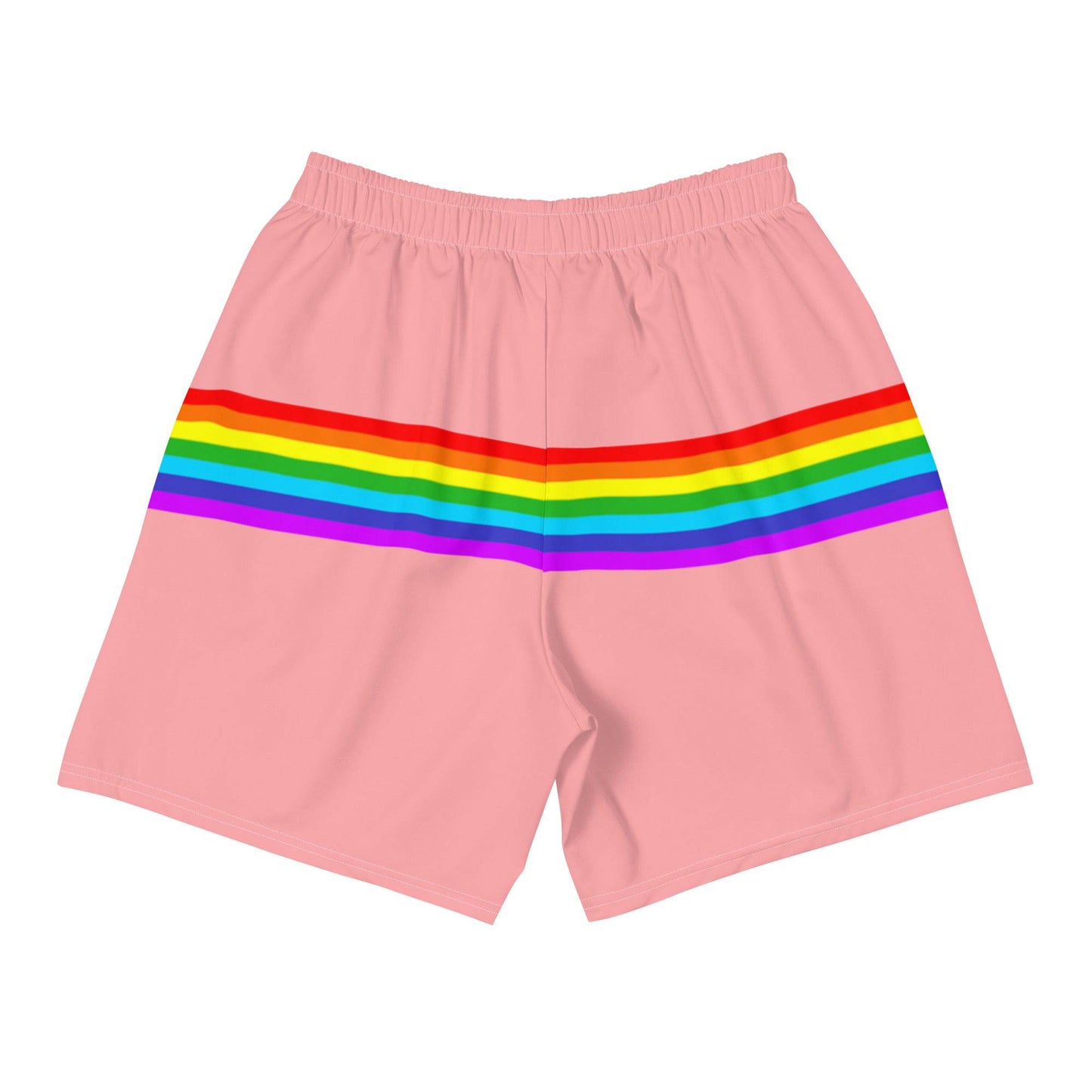 Pale Pink Rainbow Pride Shorts - Rose Gold Co. Shop