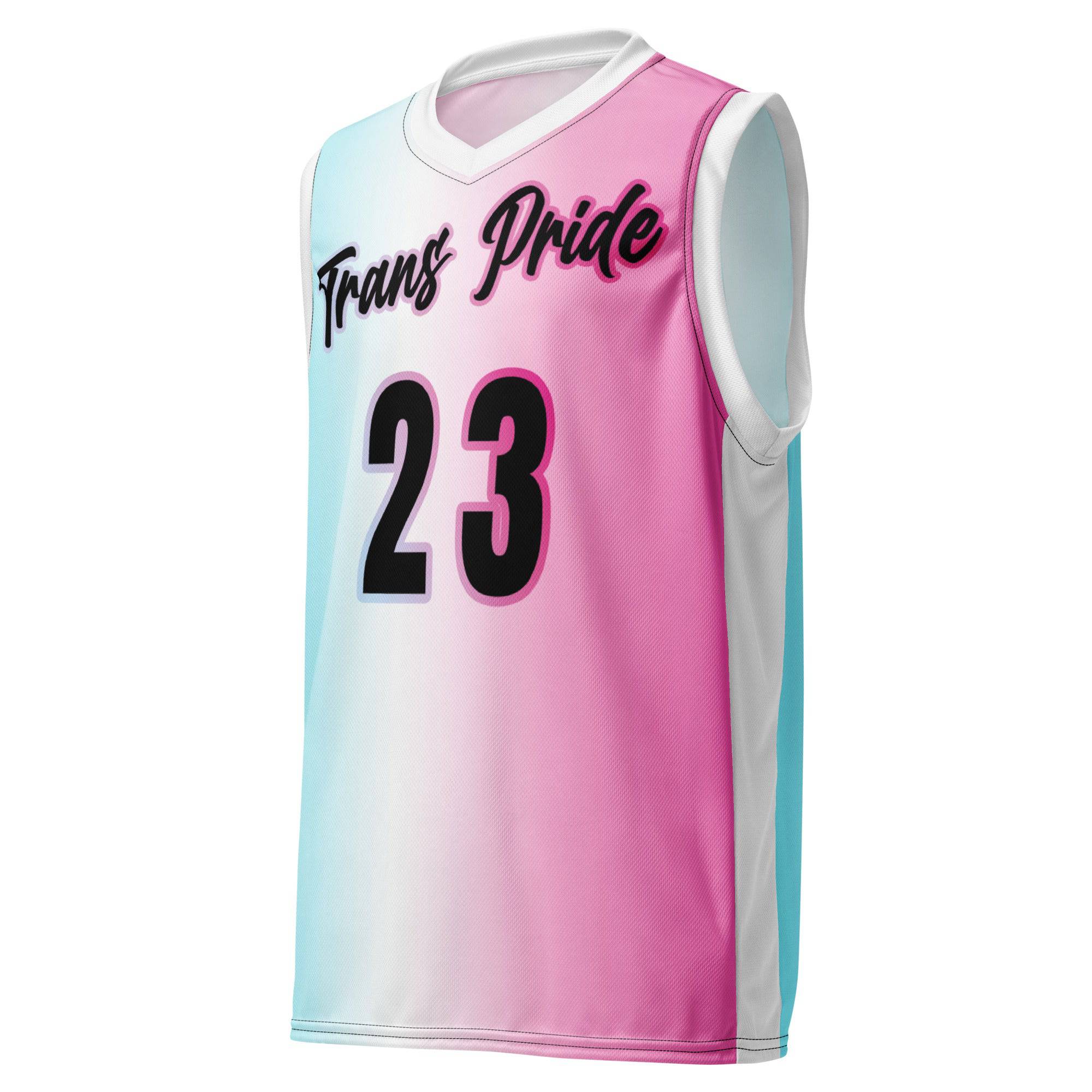 Trans Pride You Be Long Recycled Unisex Sports Jersey 2XS - 6XL 2XL
