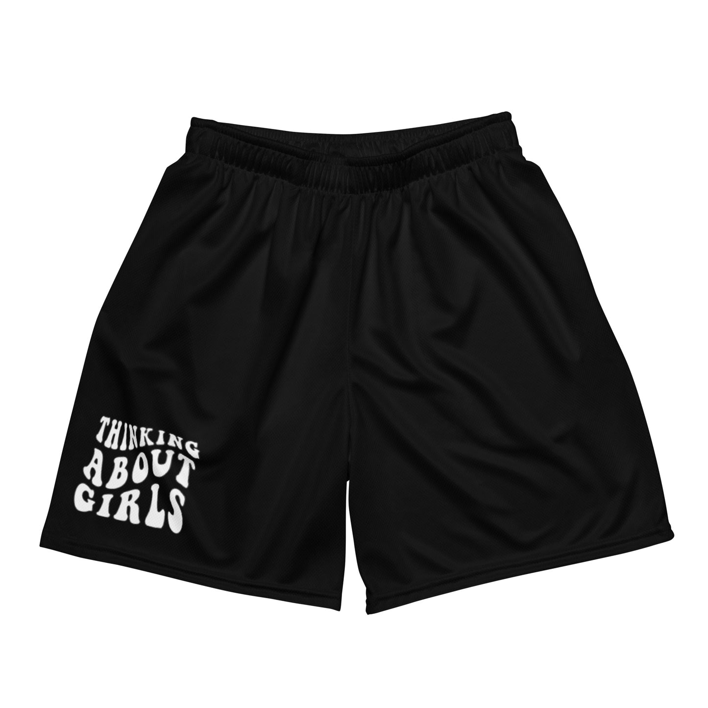 Thinking About Girls Unisex mesh shorts - Rose Gold Co. Shop