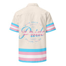 Trans Pride Tan Baseball Jersey