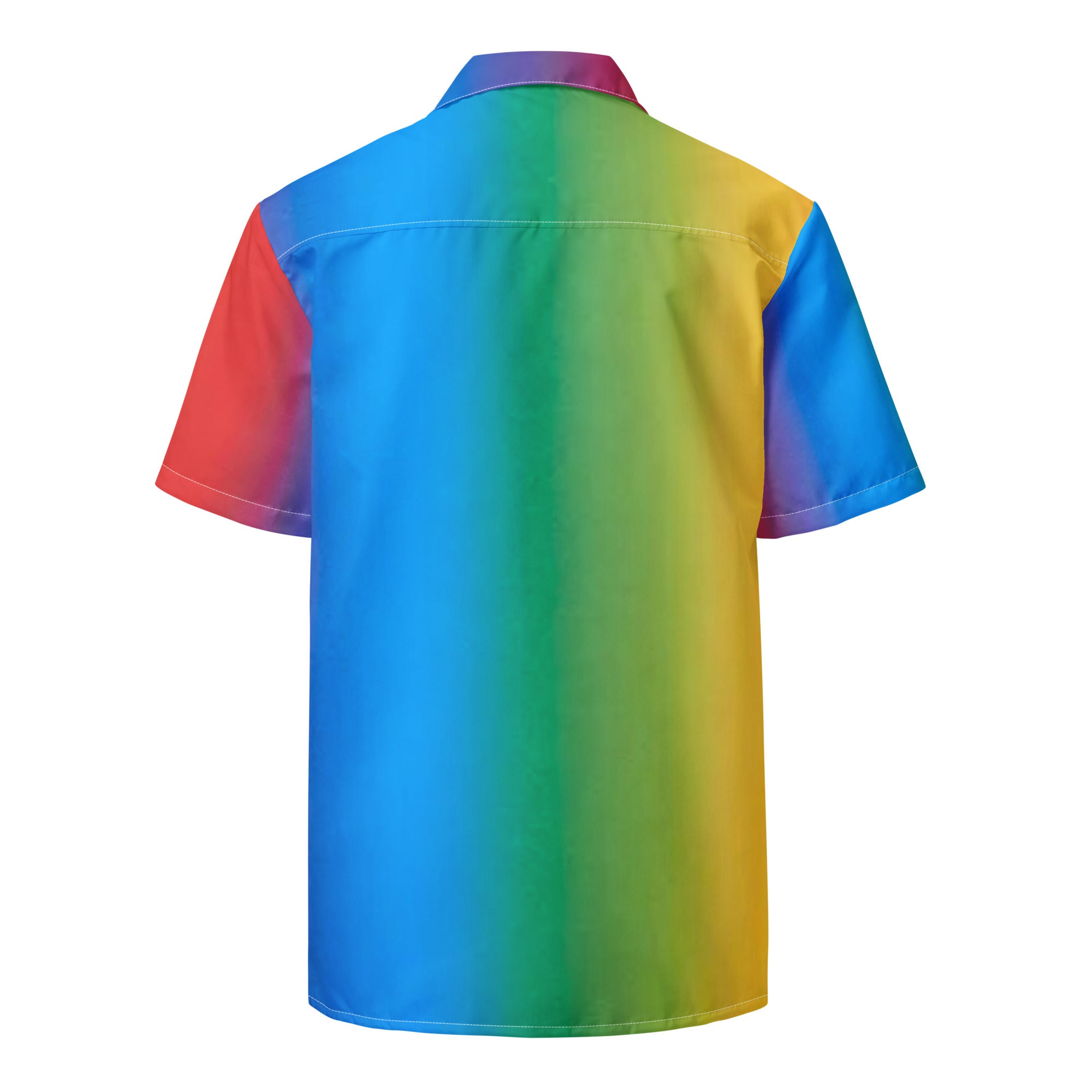 Rainbow Button Down Festival Shirt