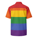 Rainbow LGBT Pride Striped Hawaiian Shirt