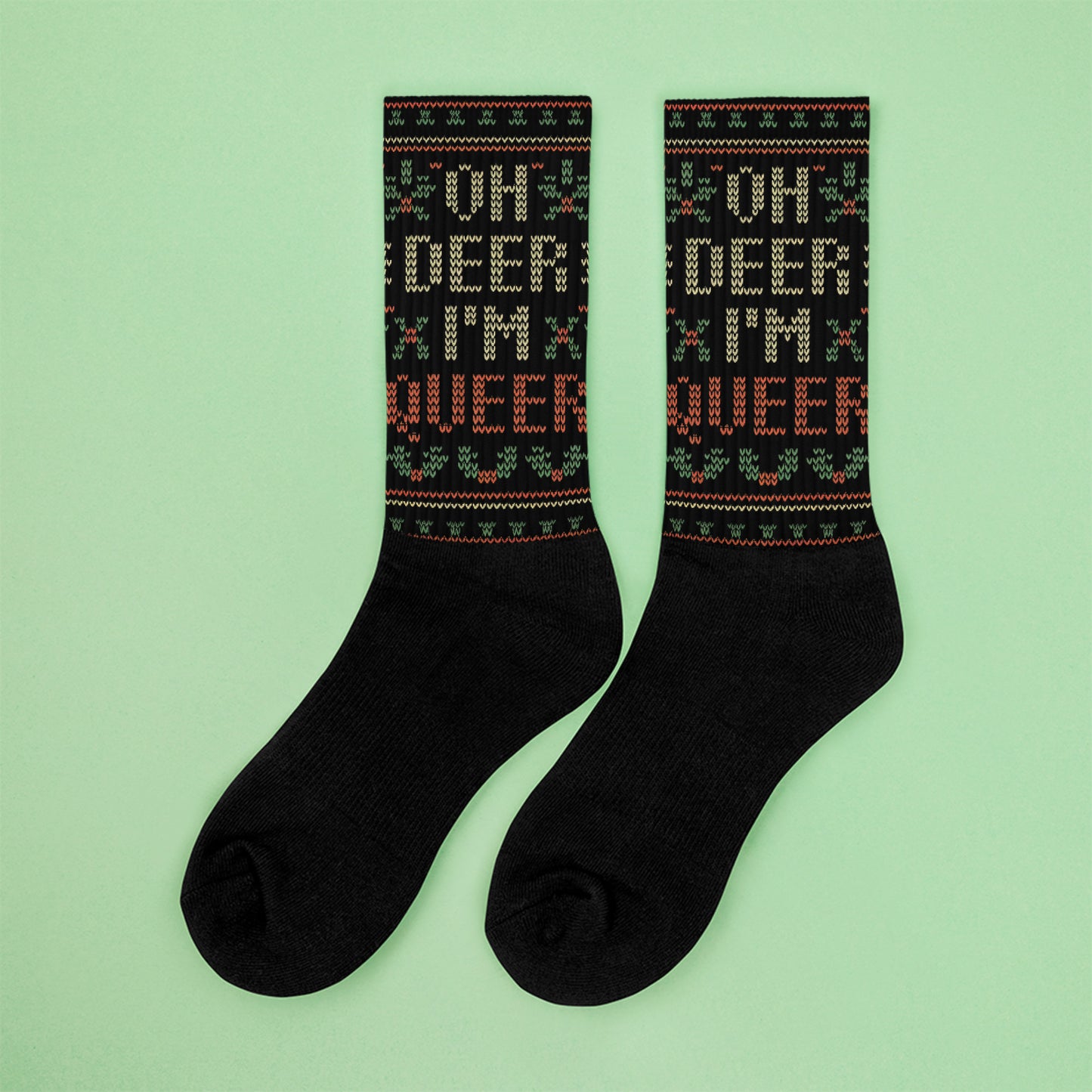 Oh Deer I'm Queer Socks