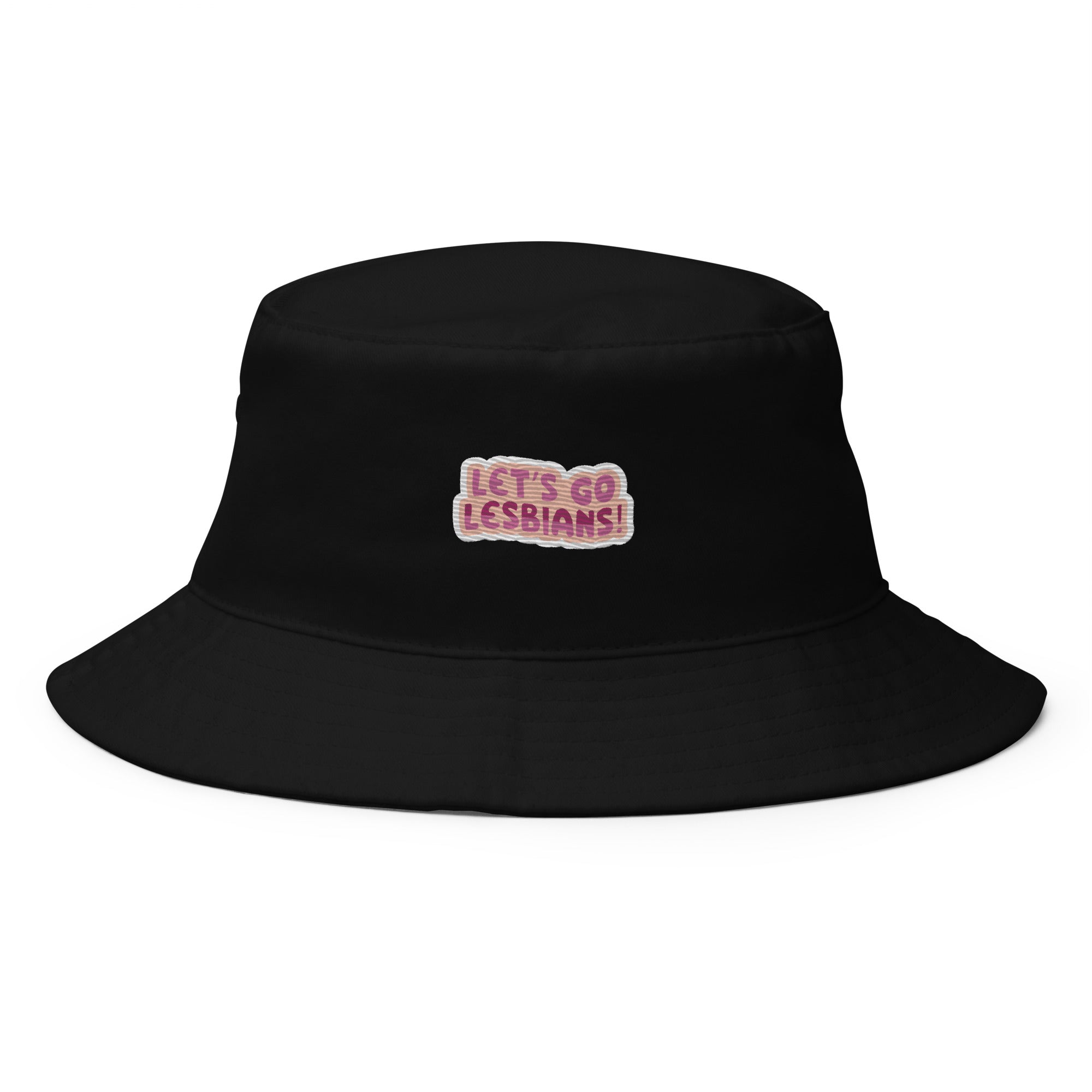 Lets go Lesbians Premium Embriodered Bucket Hat