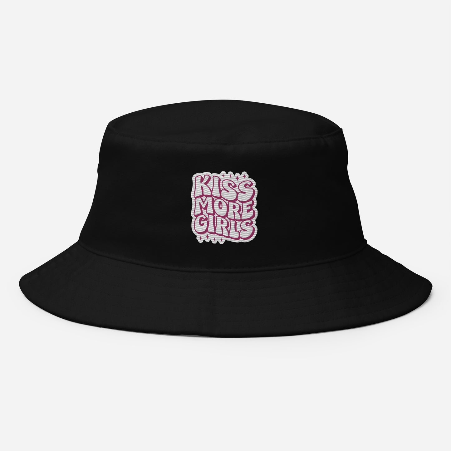 KISS MORE GIRLS Premium Embriodered Bucket Hat