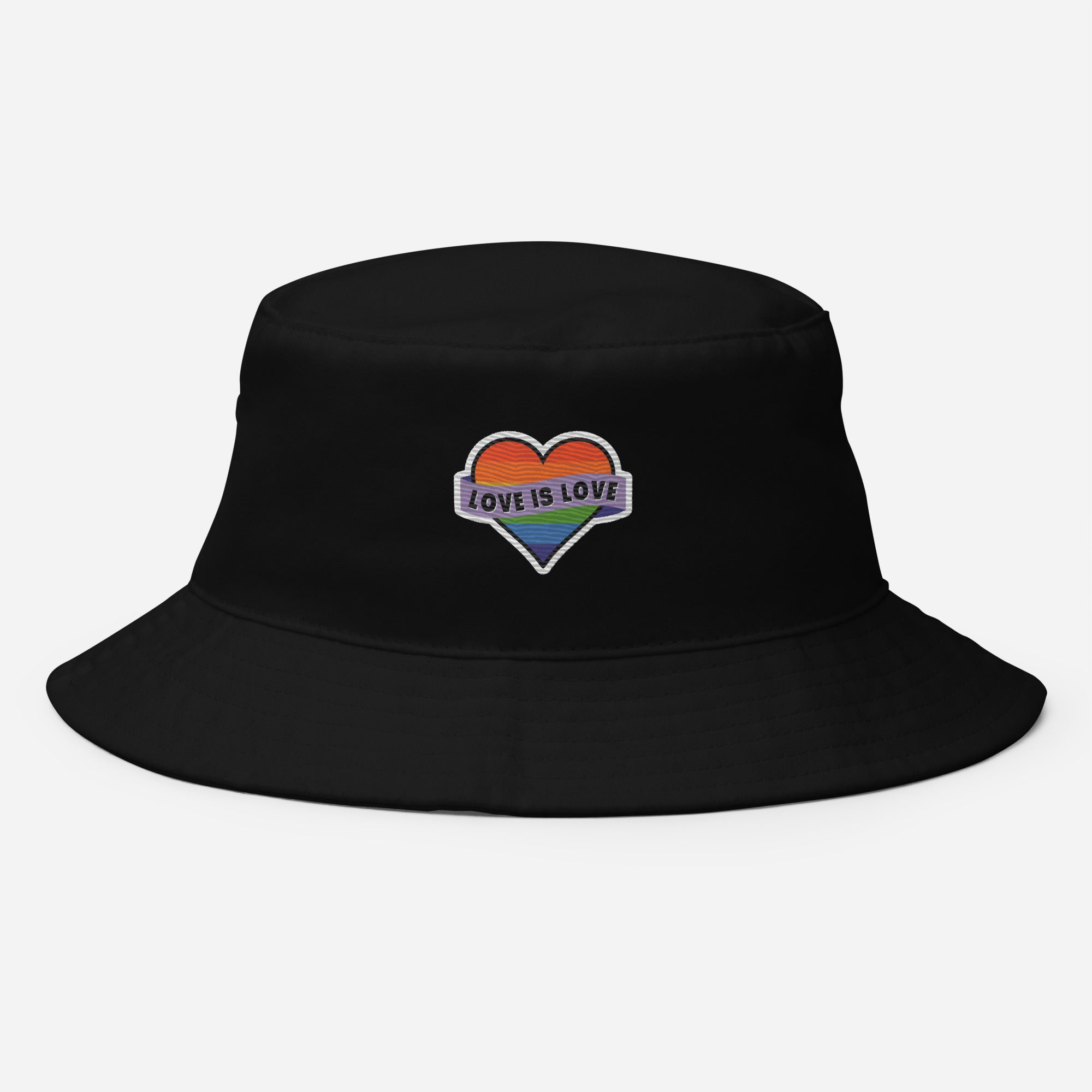 LOVE IS LOVE Premium Embriodered Bucket Hat