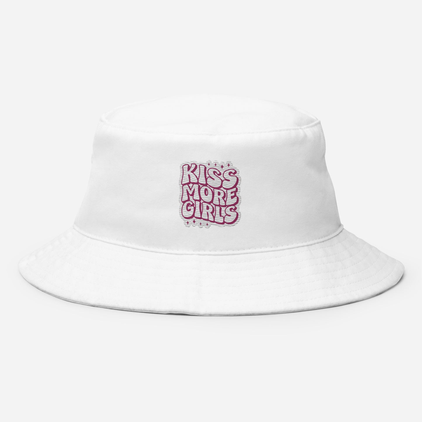 KISS MORE GIRLS Premium Embriodered Bucket Hat