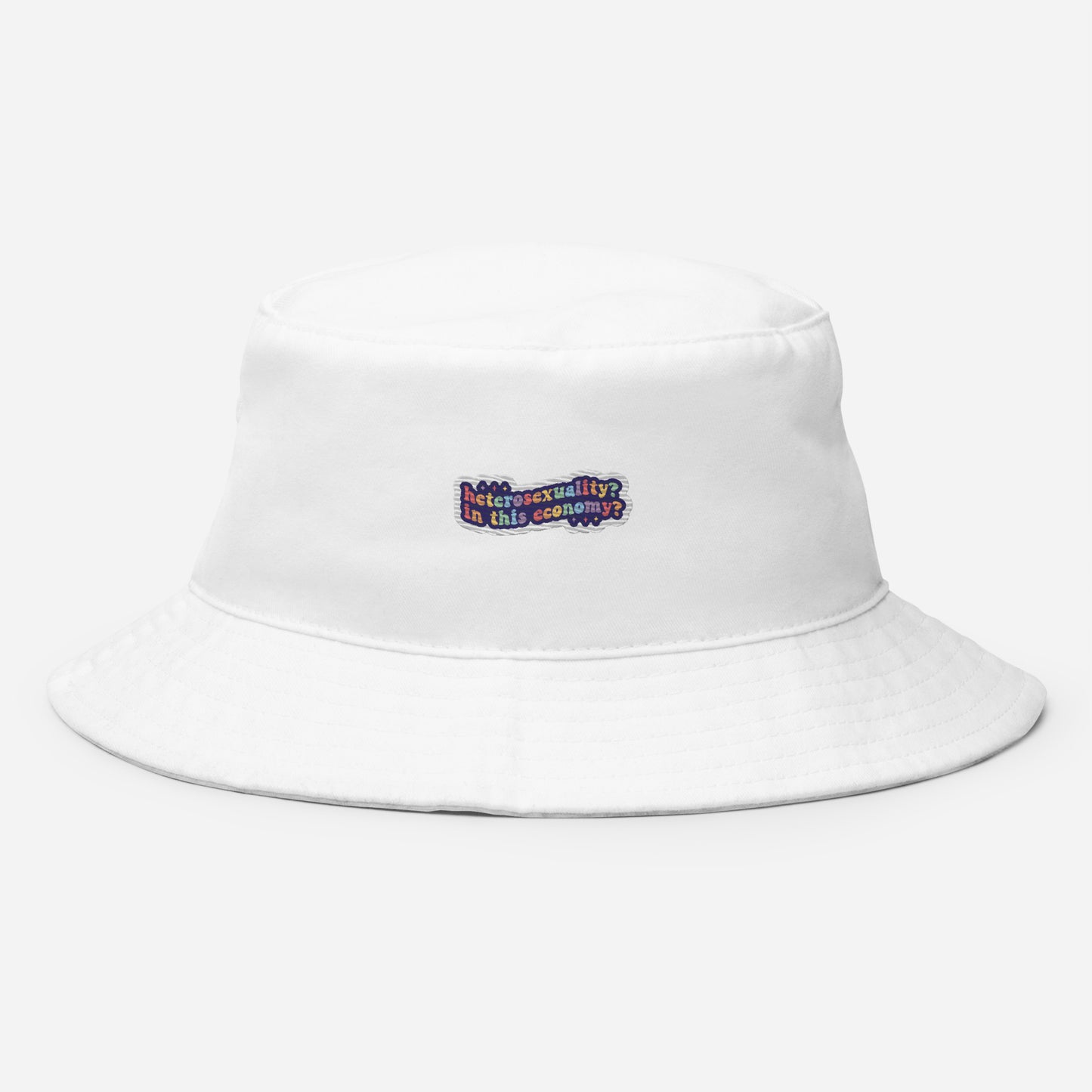 Heterosexuality Premium Embriodered Bucket Hat