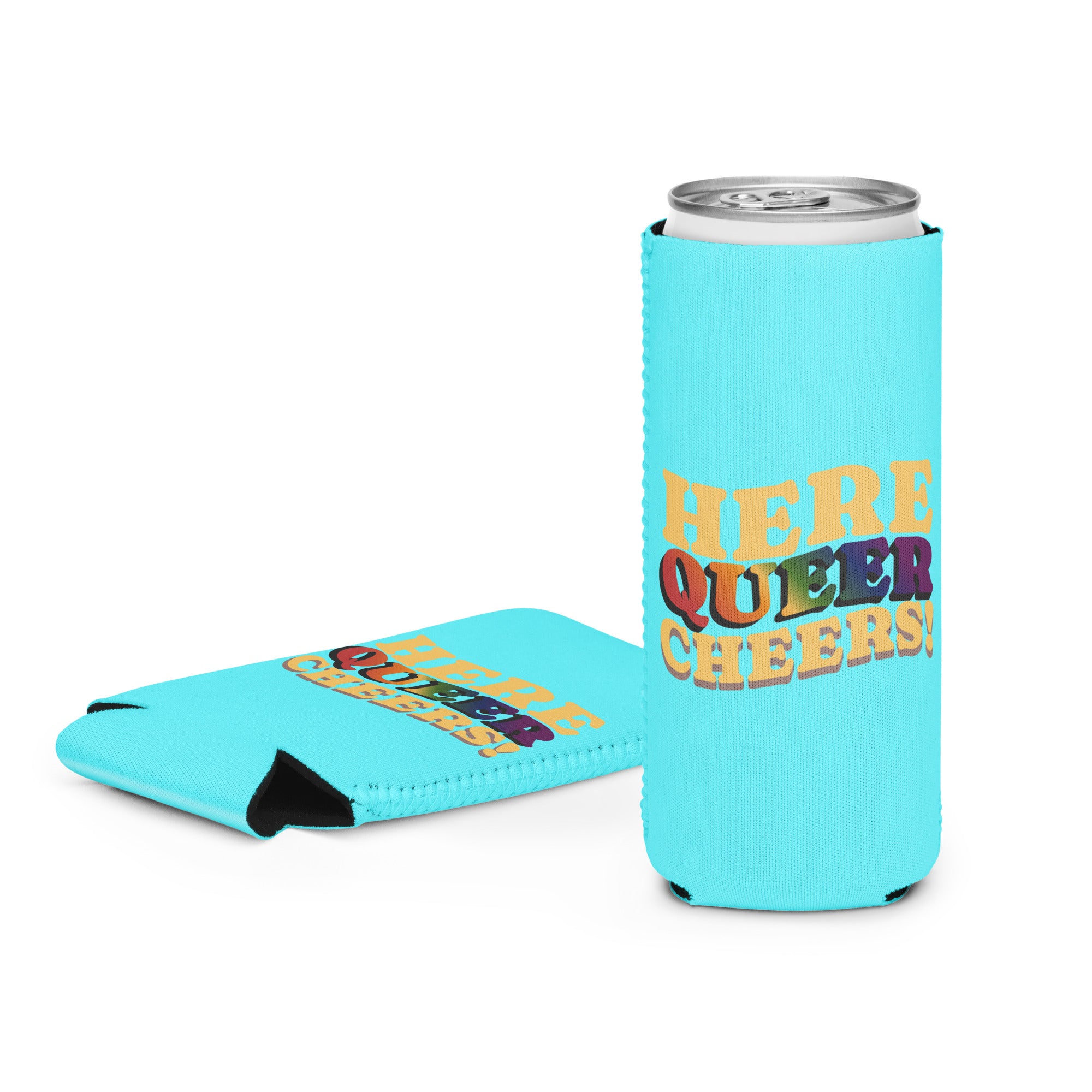 Here Queer Cheers Can cooler