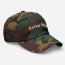 Love Wins Embroidered Dad hat - Rose Gold Co. Shop