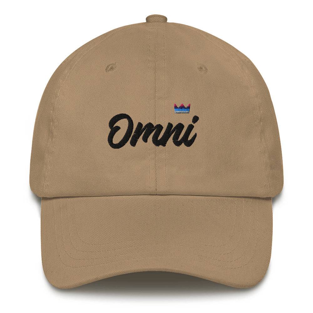 Omnisexual Pride Royalty Crown Dad hat - Rose Gold Co. Shop