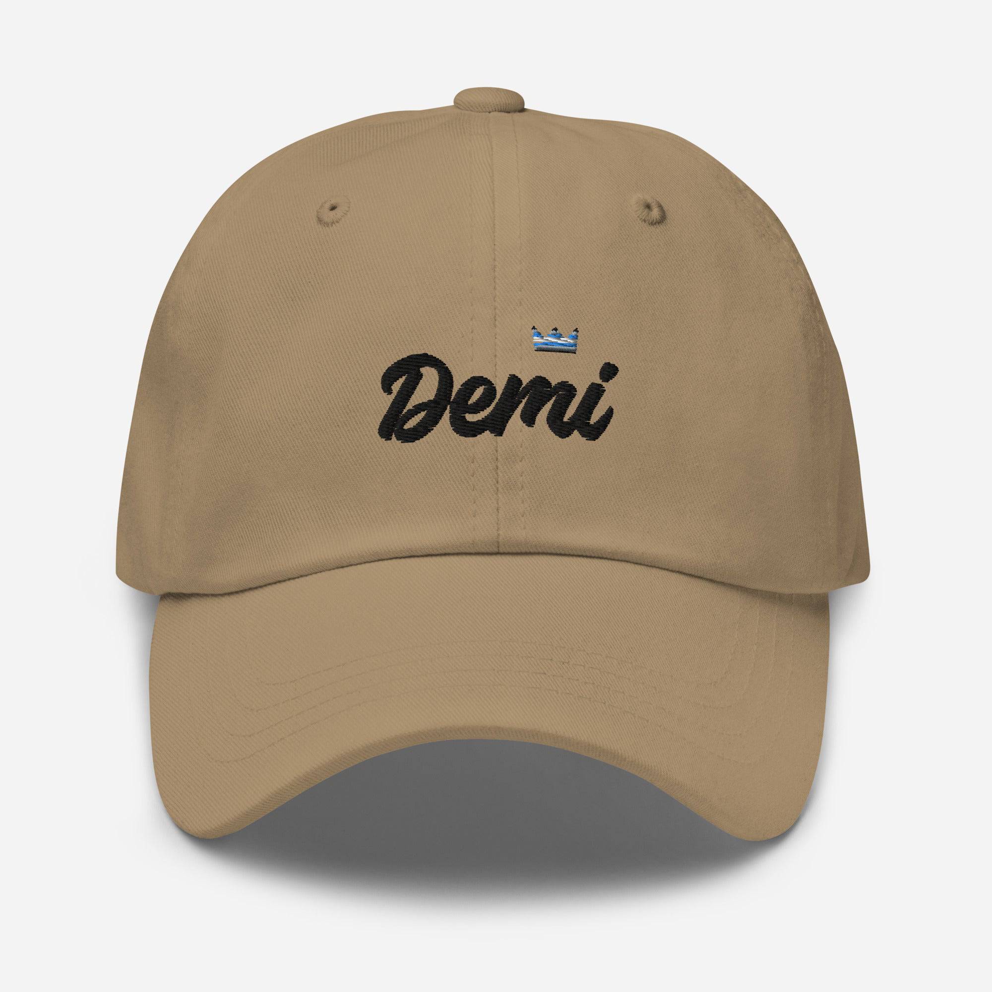 Demiboy Pride Royalty Crown Dad hat - Rose Gold Co. Shop