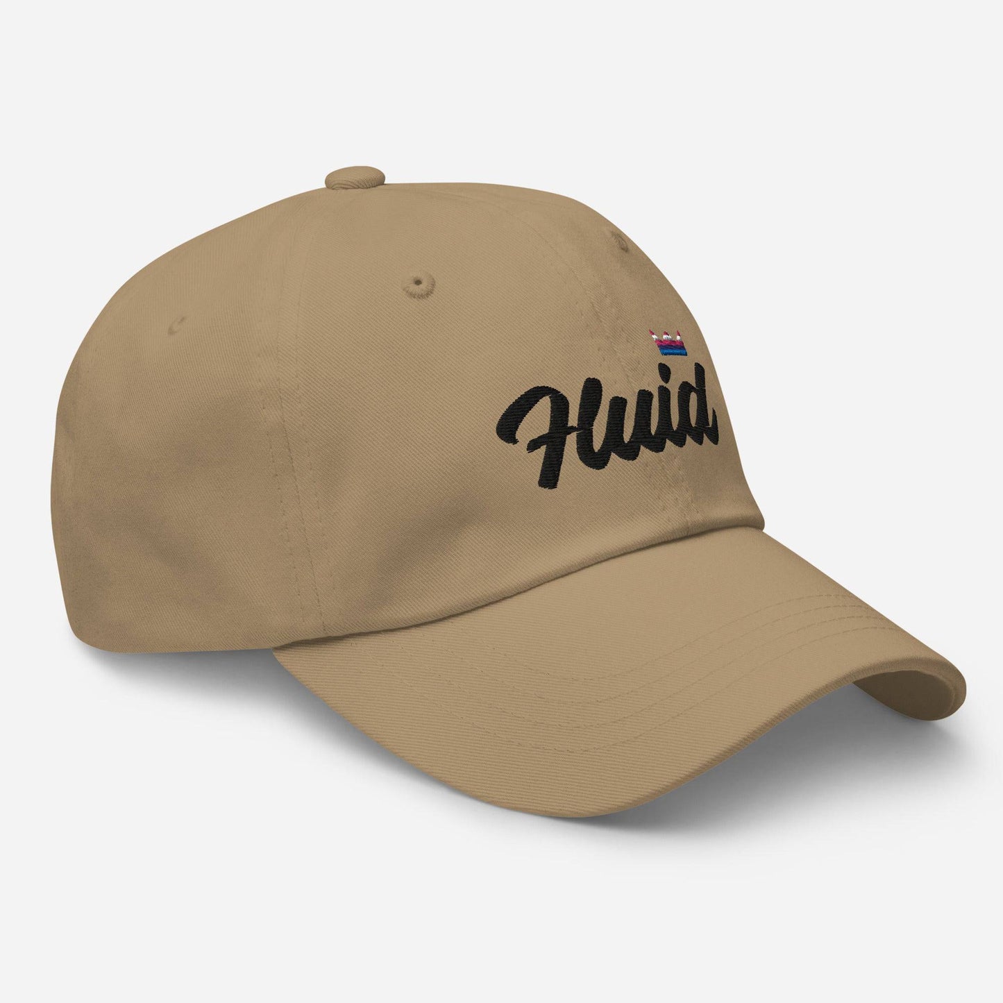 Genderfluid Pride Royalty Crown Dad hat - Rose Gold Co. Shop