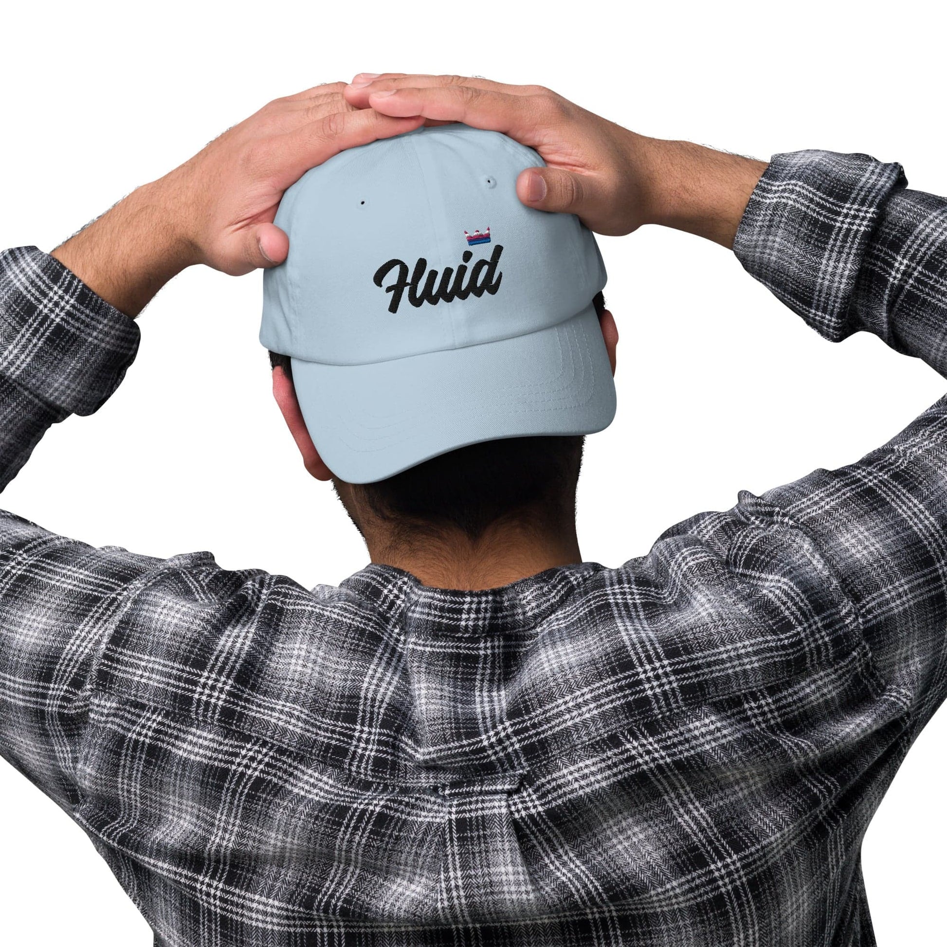 Genderfluid Pride Royalty Crown Dad hat - Rose Gold Co. Shop